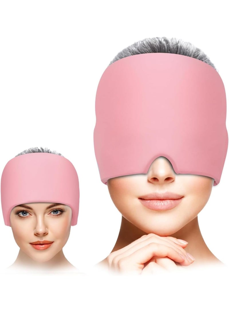 Migraine Headache Relief Cap, Hot & Cold Therapy Hat, Migraine Relief Cap, Cool Gel Head Wrap Migraine Cap, Hangover Hat, Headache Ice Pack Mask, Cold Compress Tension Stress Migraine Relief Products - Image 1